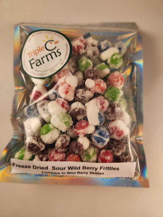 Freeze Dried Sour Wild Berry Frittles
