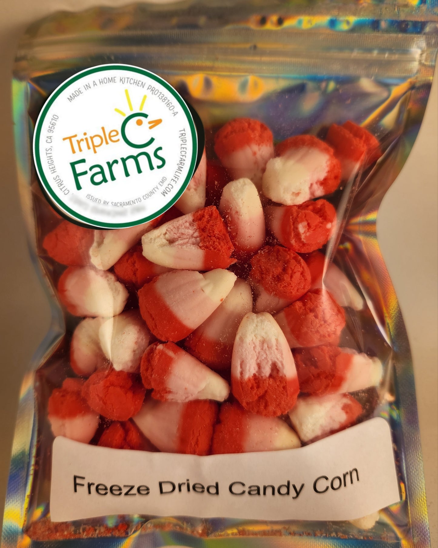 Freeze Dried Candy Corn